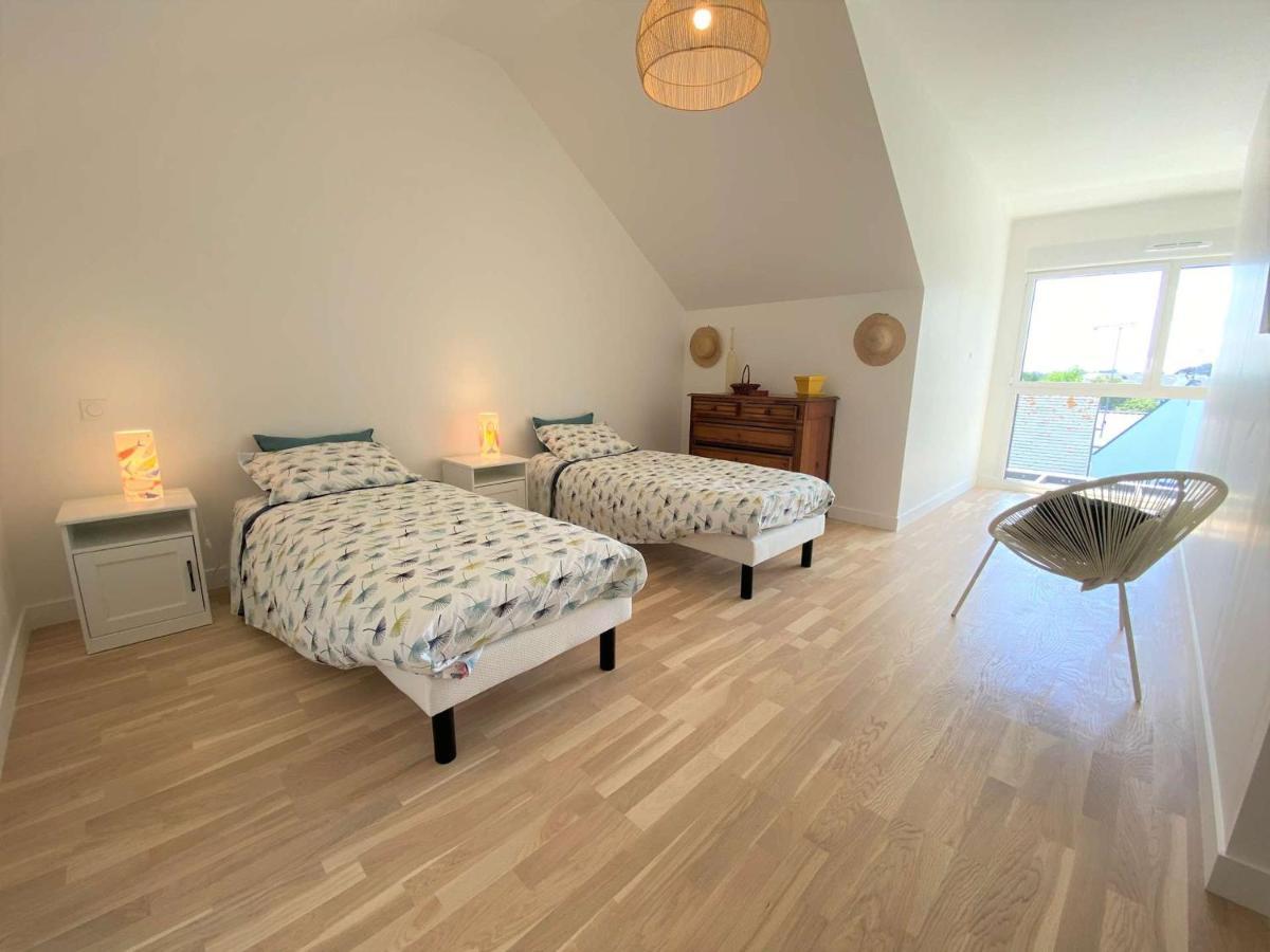 Duplex Lumineux A Benodet: Plage Et Thalasso A Pied, Terrasse, Parking Et Abri Velo Inclus - Fr-1-481-117 المظهر الخارجي الصورة