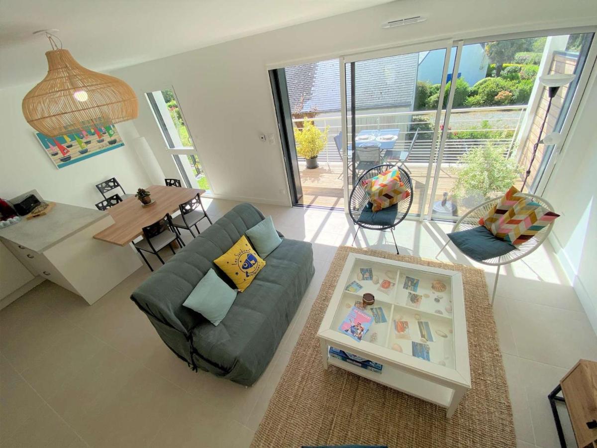 Duplex Lumineux A Benodet: Plage Et Thalasso A Pied, Terrasse, Parking Et Abri Velo Inclus - Fr-1-481-117 المظهر الخارجي الصورة